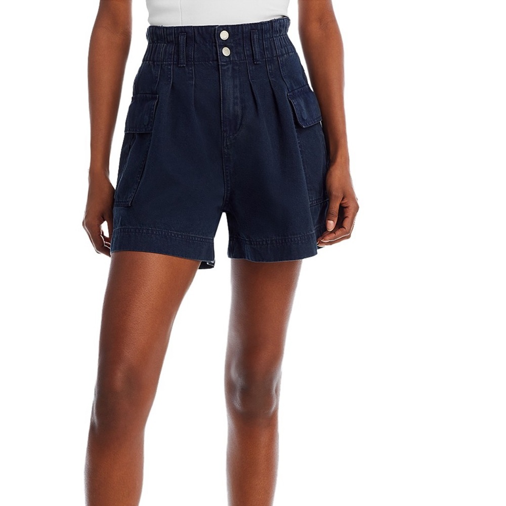 BLANKNYC Cotton Blend High Waist Shorts
